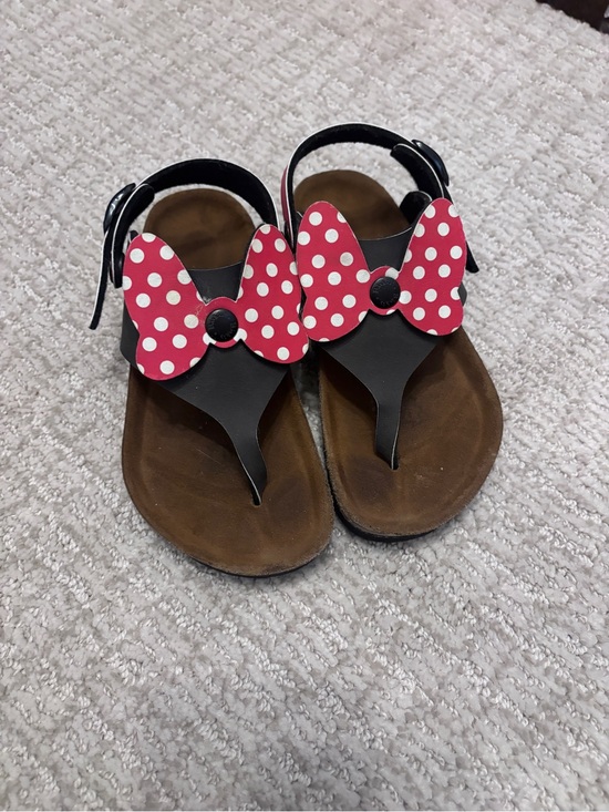 Birkenstock Other - RARE Disney Minnie Mouse Youth Birki’s by Birkenstock Red Polka Dot Bow Sandal